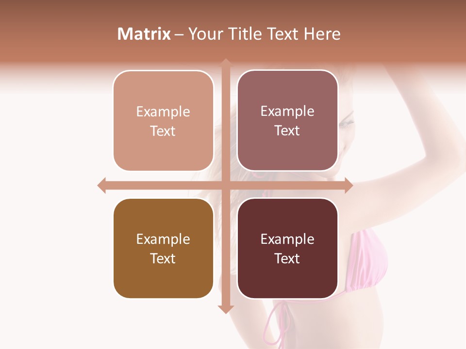 Girl Sunny Cute PowerPoint Template