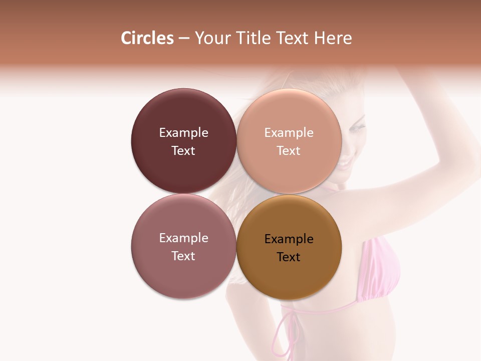 Girl Sunny Cute PowerPoint Template