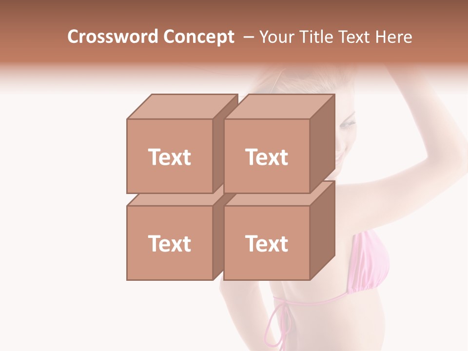 Girl Sunny Cute PowerPoint Template