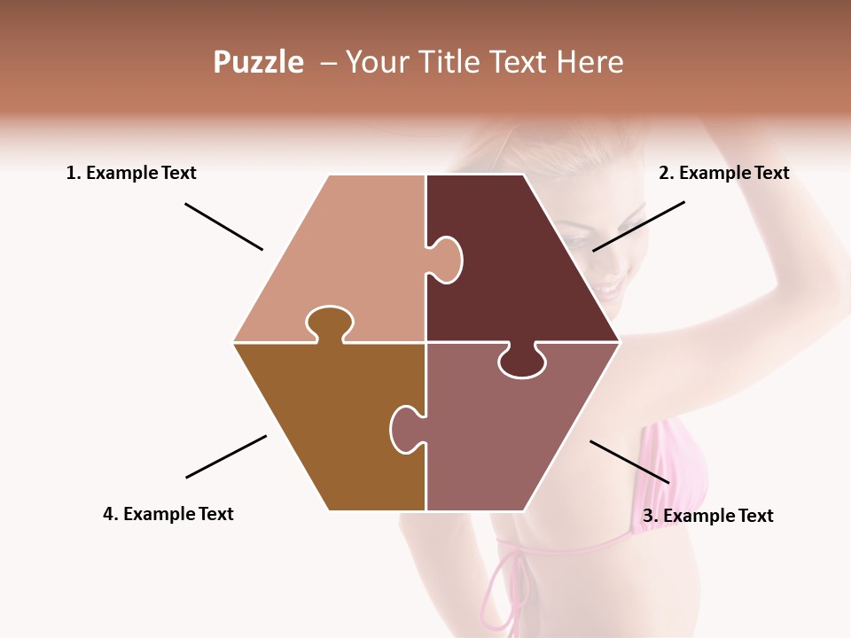 Girl Sunny Cute PowerPoint Template