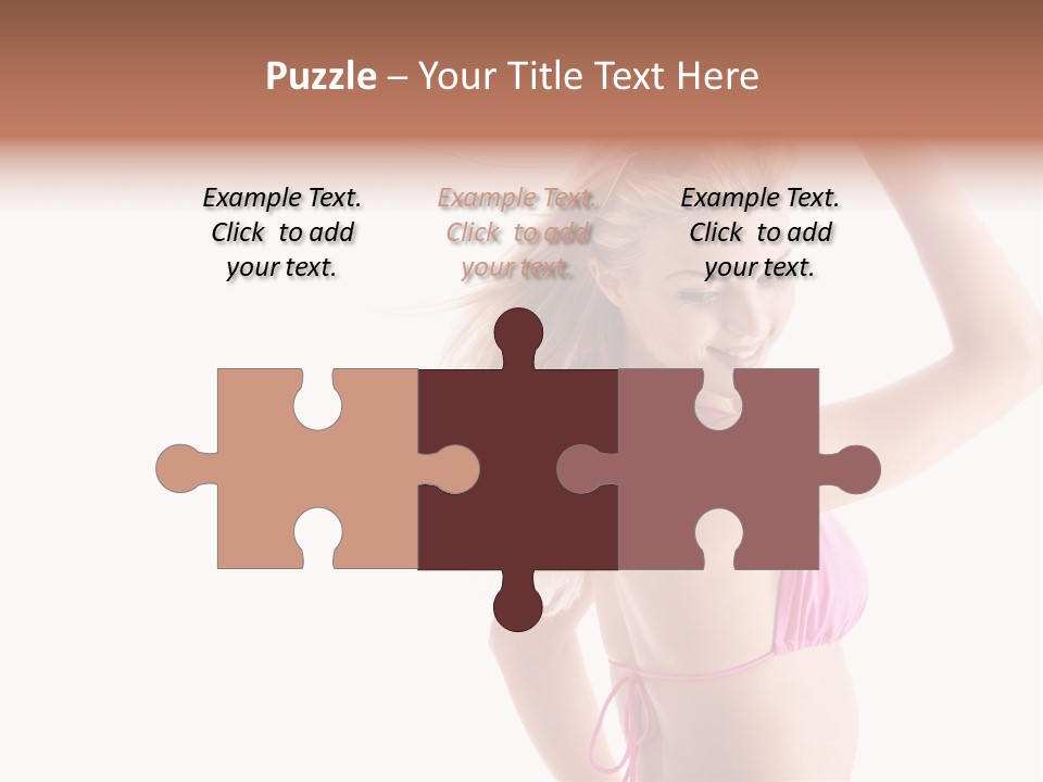 Girl Sunny Cute PowerPoint Template