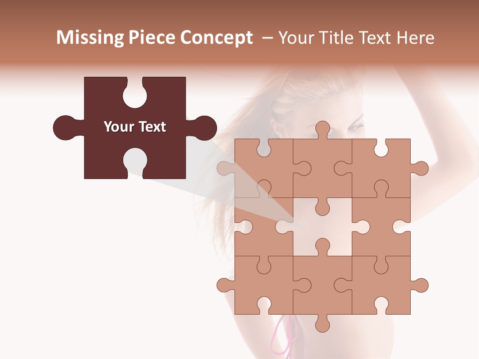 Girl Sunny Cute PowerPoint Template