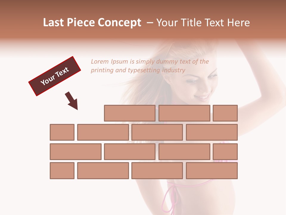 Girl Sunny Cute PowerPoint Template