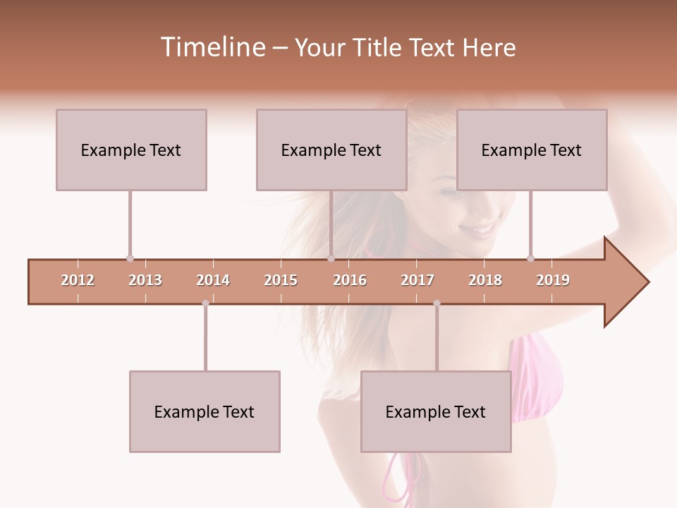 Girl Sunny Cute PowerPoint Template