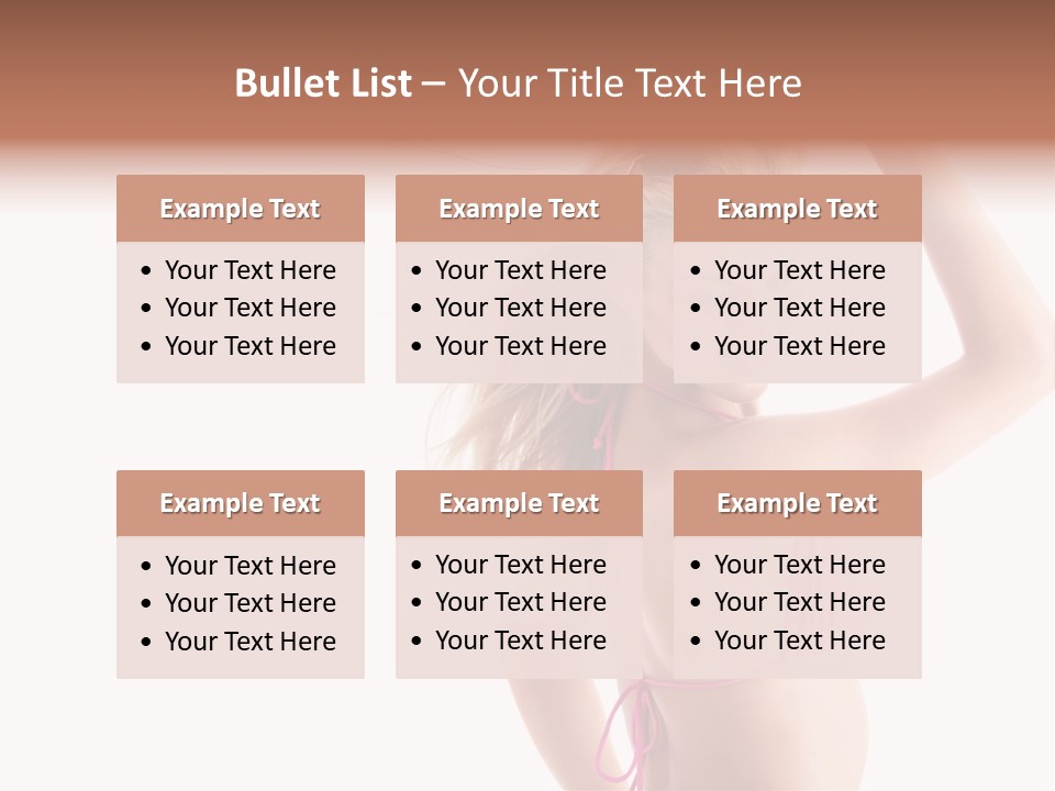 Girl Sunny Cute PowerPoint Template