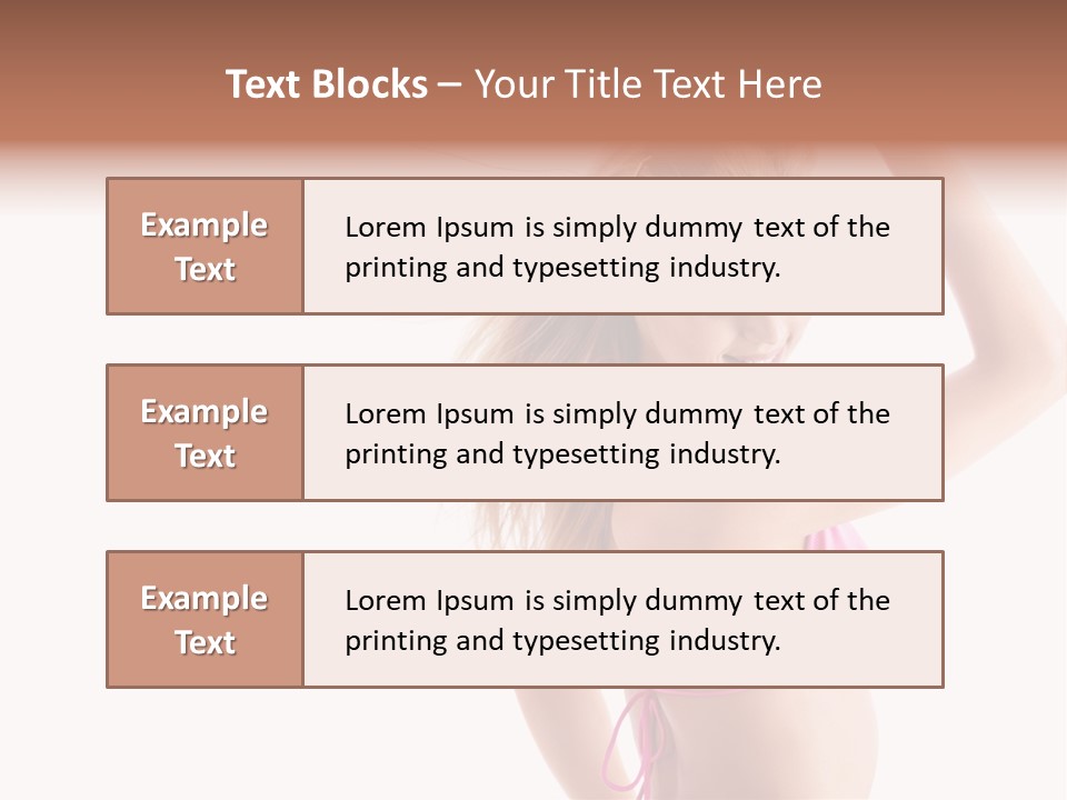 Girl Sunny Cute PowerPoint Template