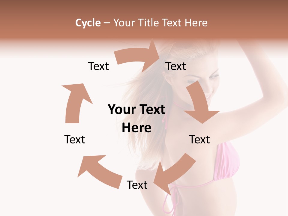 Girl Sunny Cute PowerPoint Template