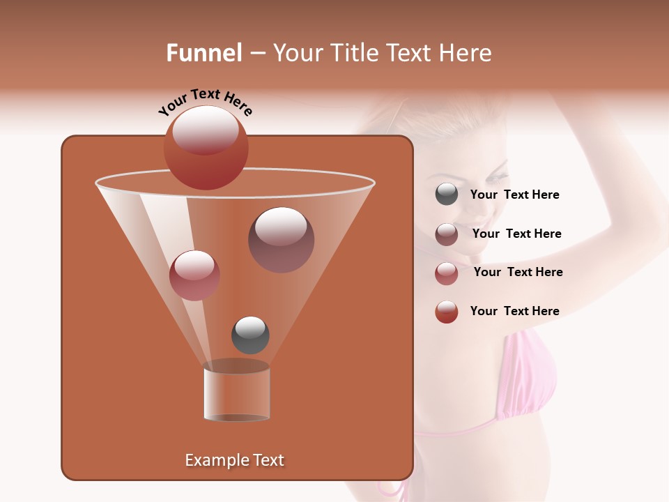 Girl Sunny Cute PowerPoint Template