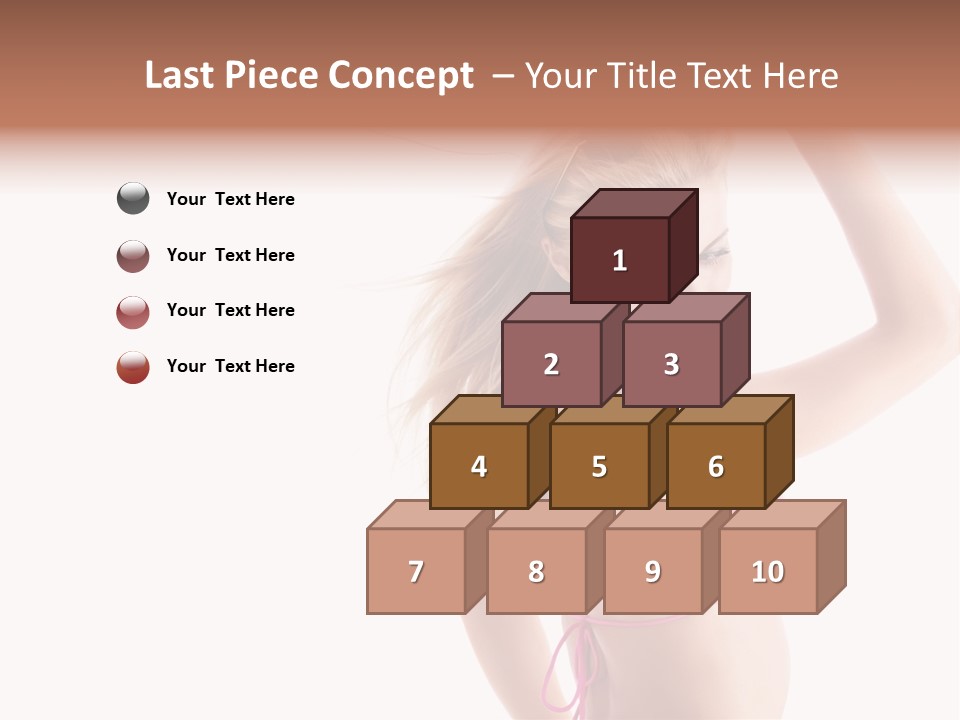 Girl Sunny Cute PowerPoint Template