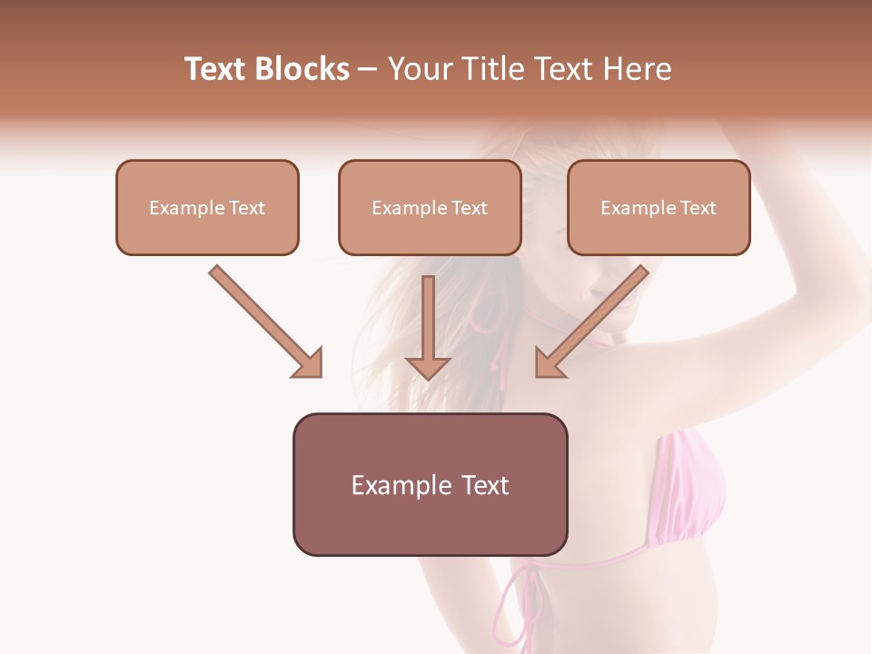 Girl Sunny Cute PowerPoint Template