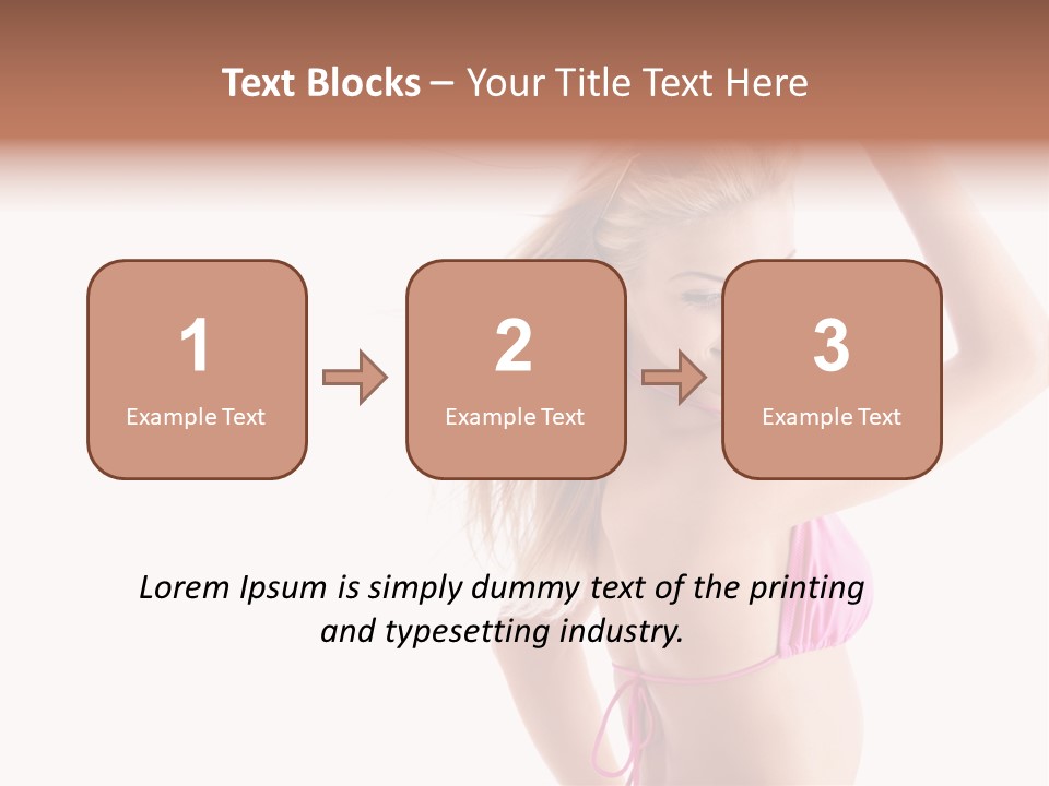 Girl Sunny Cute PowerPoint Template