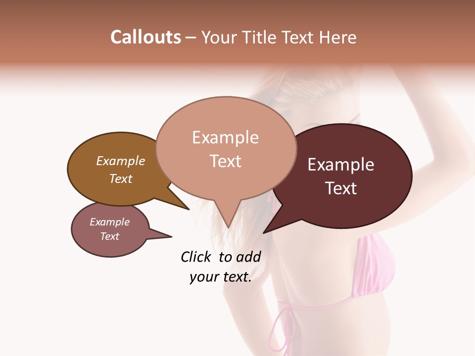 Girl Sunny Cute PowerPoint Template