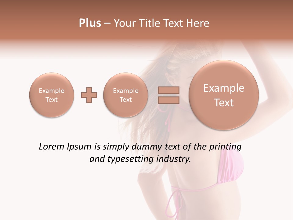 Girl Sunny Cute PowerPoint Template