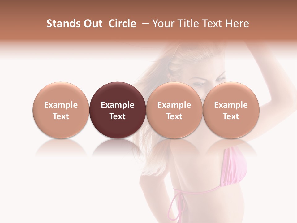 Girl Sunny Cute PowerPoint Template