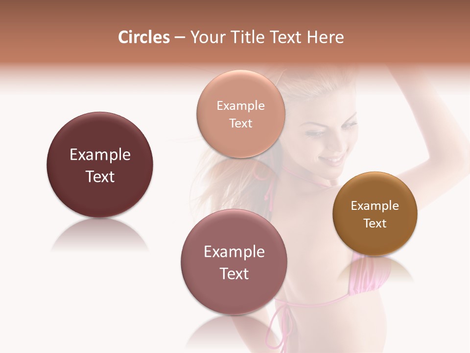 Girl Sunny Cute PowerPoint Template