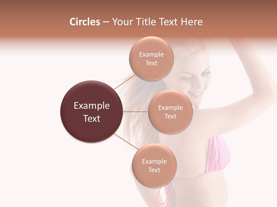 Girl Sunny Cute PowerPoint Template