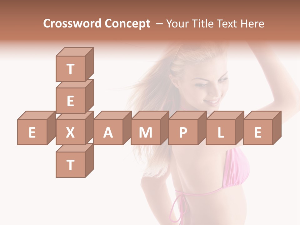 Girl Sunny Cute PowerPoint Template