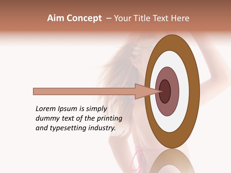 Girl Sunny Cute PowerPoint Template