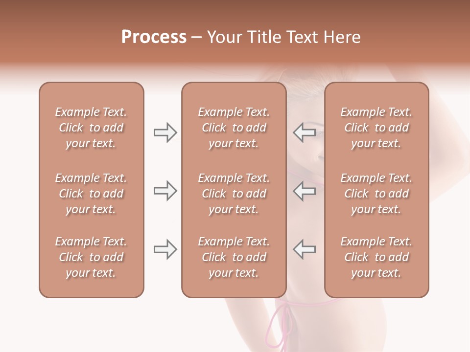 Girl Sunny Cute PowerPoint Template
