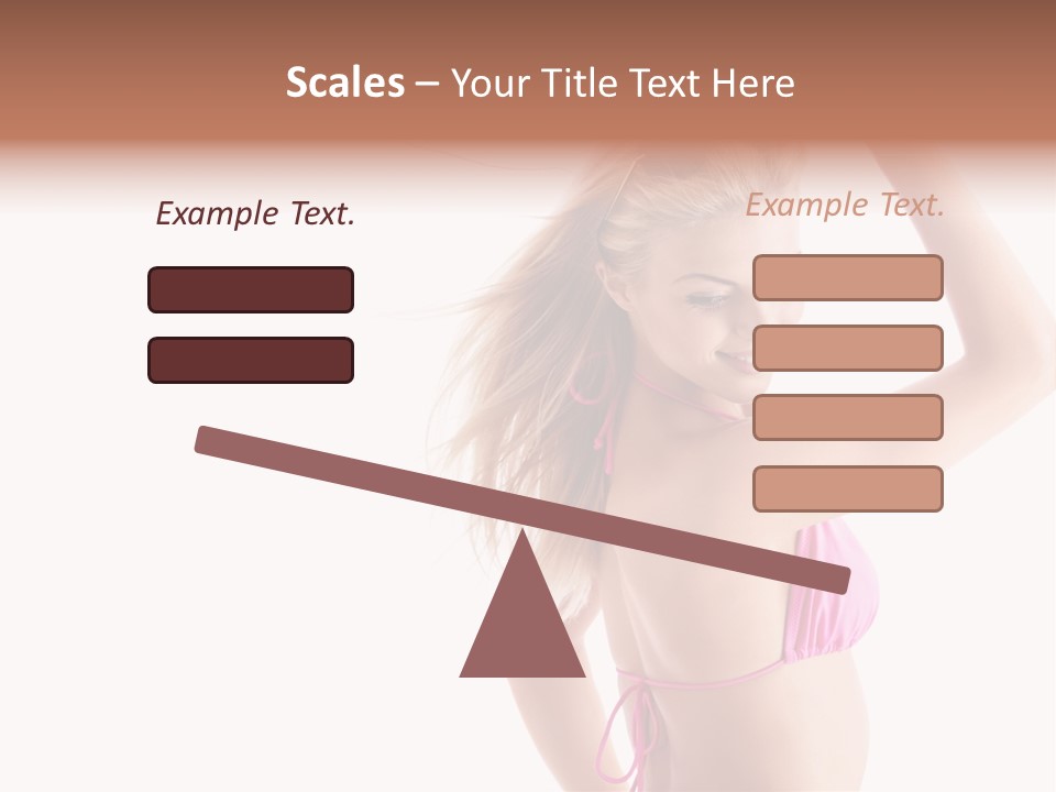 Girl Sunny Cute PowerPoint Template