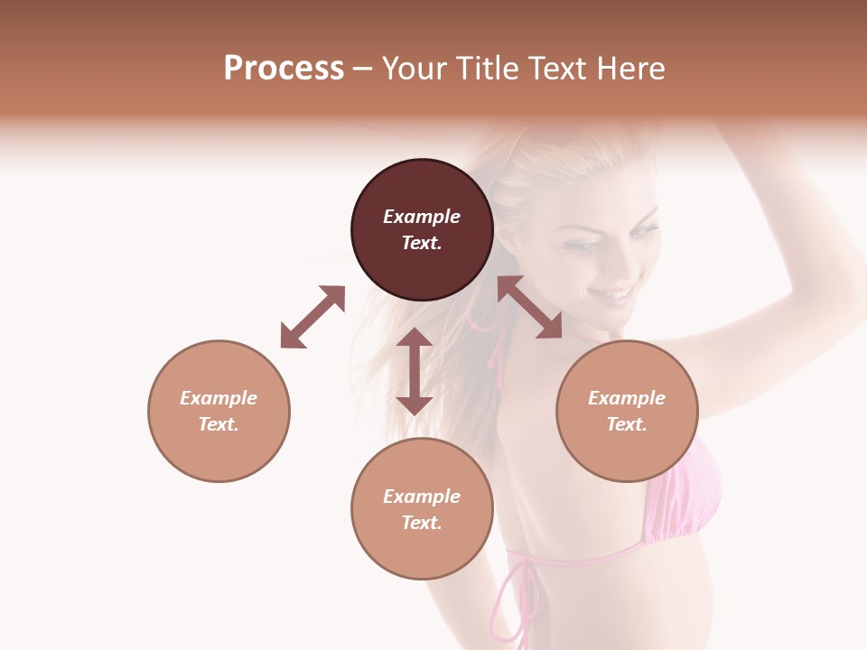 Girl Sunny Cute PowerPoint Template