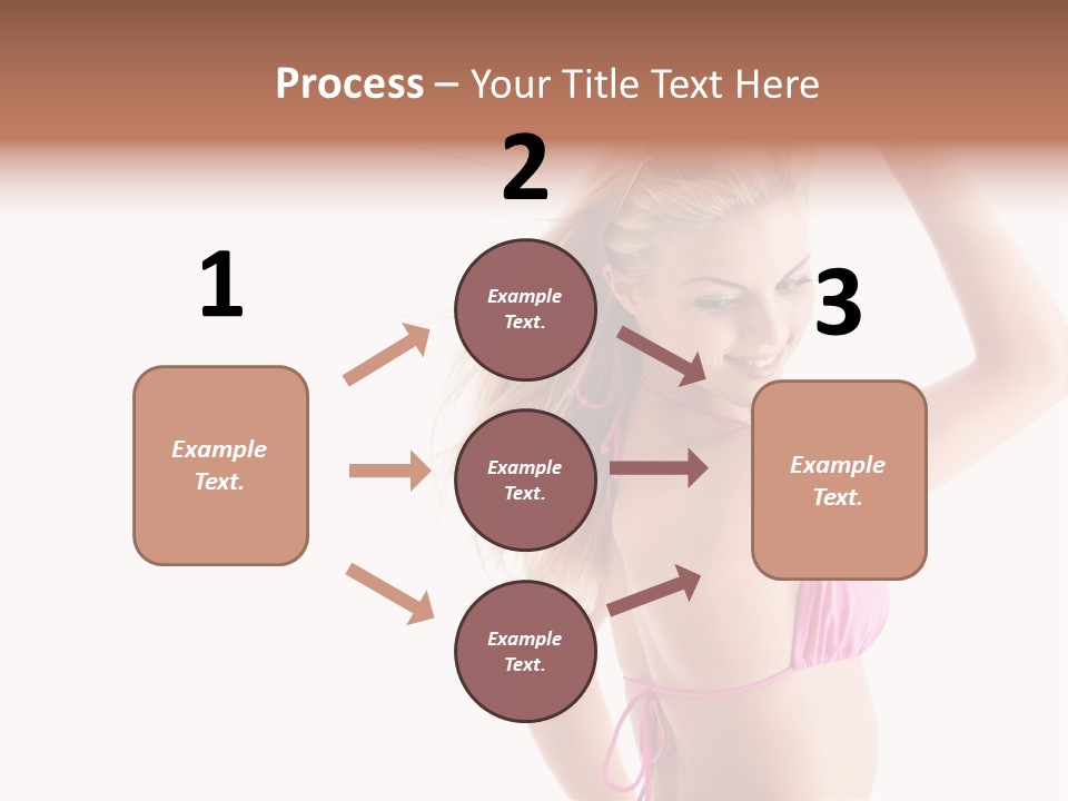 Girl Sunny Cute PowerPoint Template