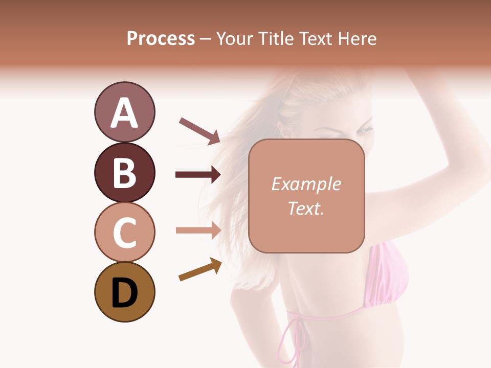 Girl Sunny Cute PowerPoint Template