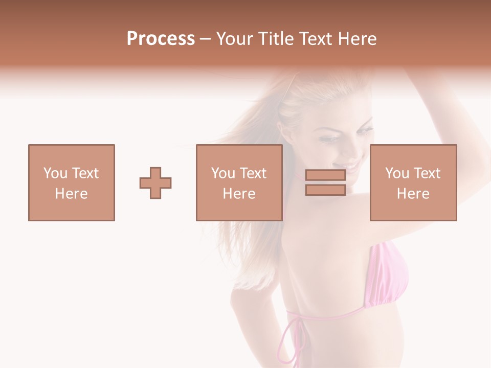 Girl Sunny Cute PowerPoint Template