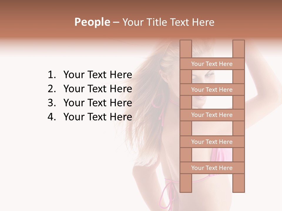 Girl Sunny Cute PowerPoint Template