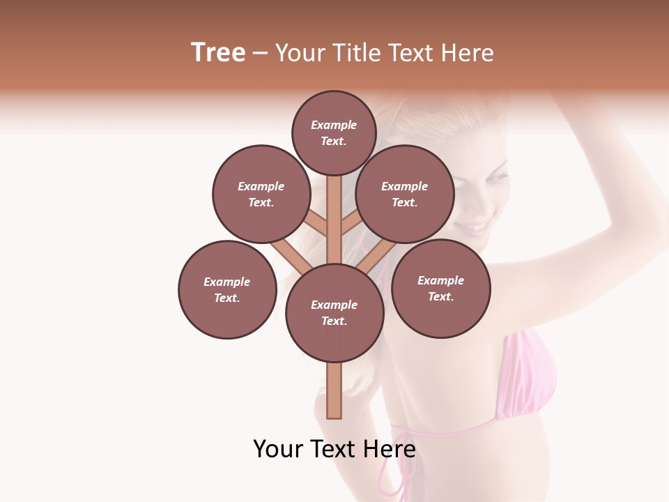 Girl Sunny Cute PowerPoint Template