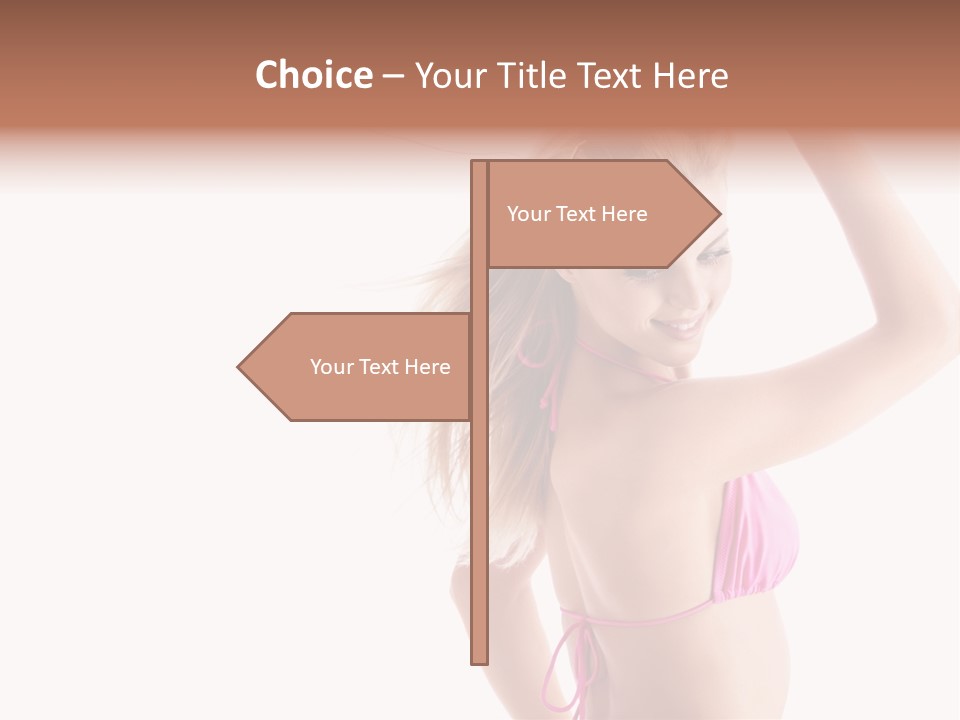 Girl Sunny Cute PowerPoint Template