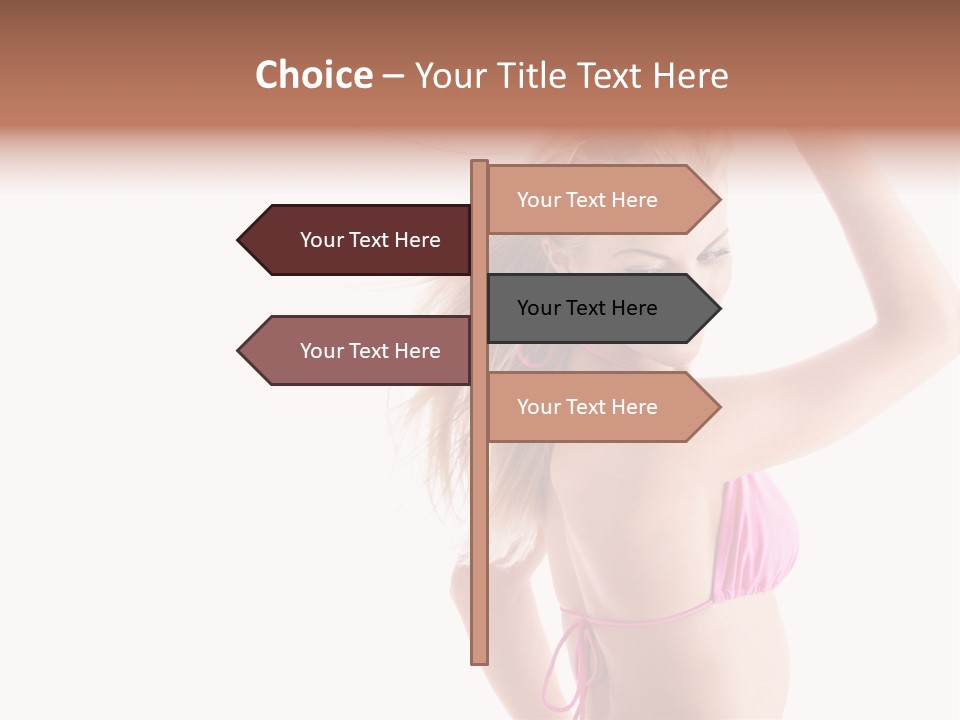 Girl Sunny Cute PowerPoint Template