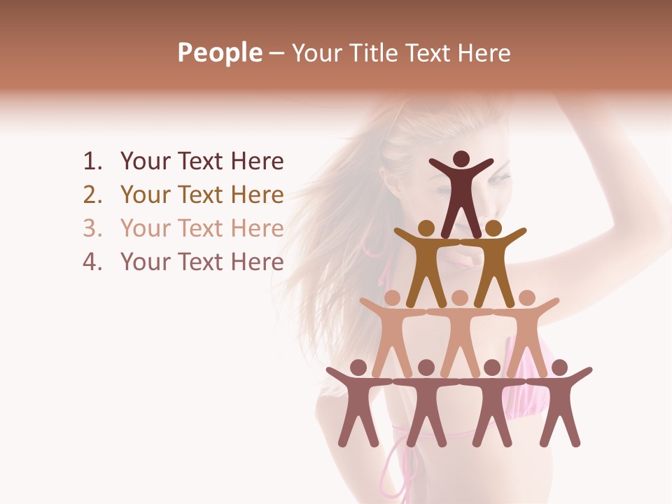 Girl Sunny Cute PowerPoint Template