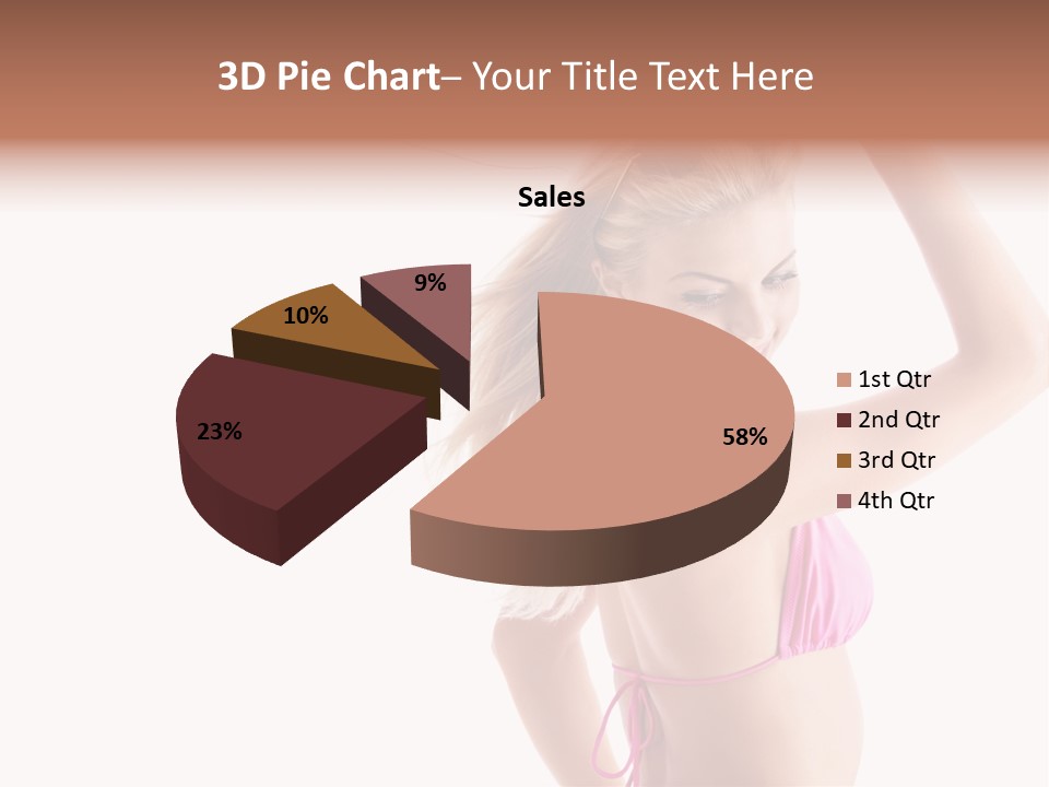 Girl Sunny Cute PowerPoint Template