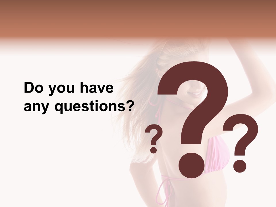 Girl Sunny Cute PowerPoint Template