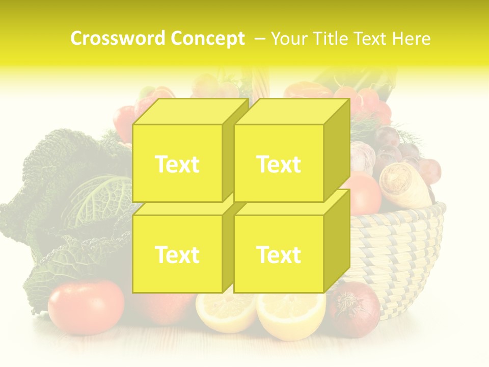 Nutrients Fresh Garlic PowerPoint Template