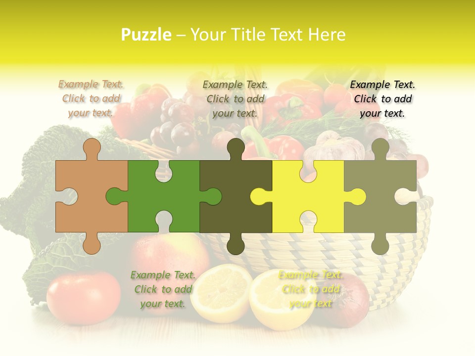 Nutrients Fresh Garlic PowerPoint Template