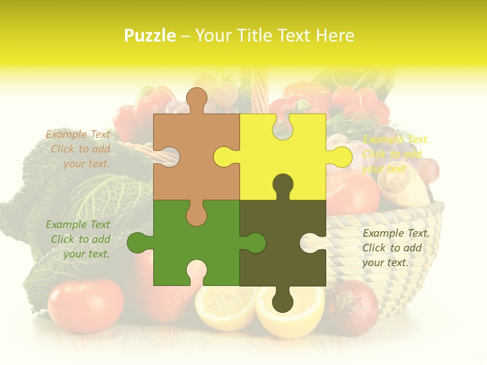 Nutrients Fresh Garlic PowerPoint Template