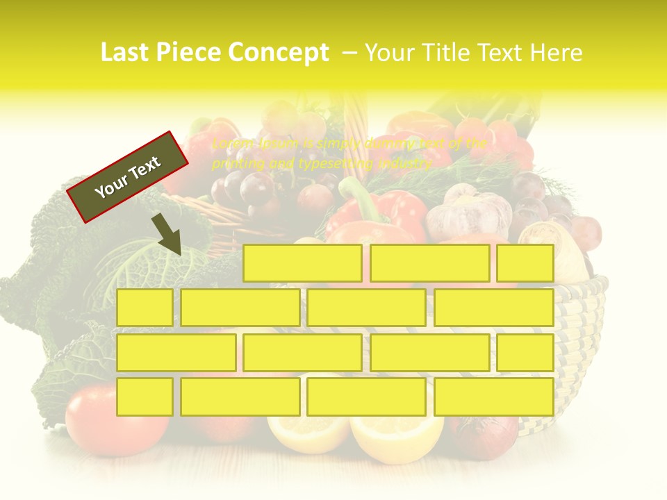 Nutrients Fresh Garlic PowerPoint Template