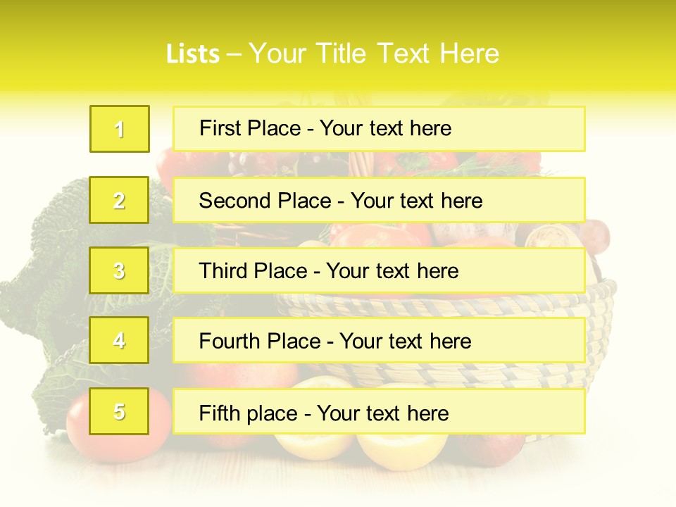 Nutrients Fresh Garlic PowerPoint Template