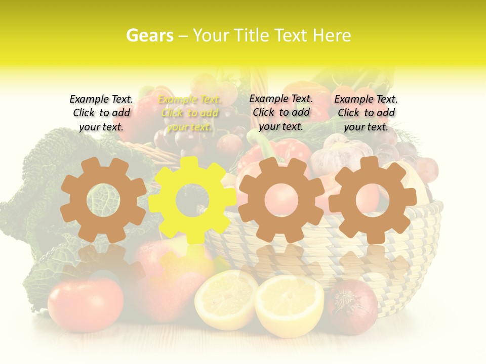 Nutrients Fresh Garlic PowerPoint Template