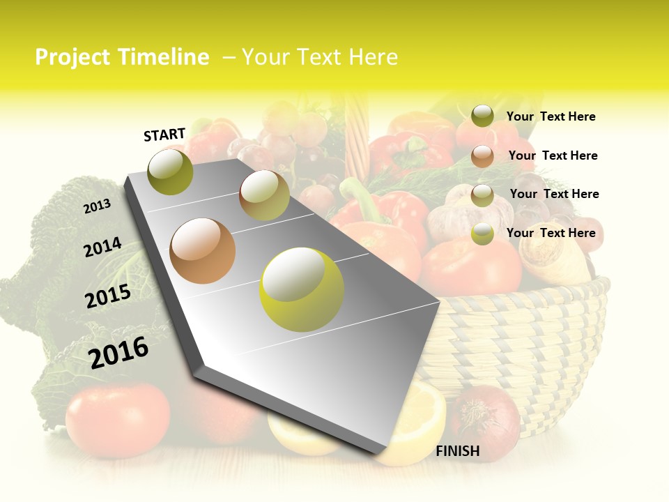 Nutrients Fresh Garlic PowerPoint Template