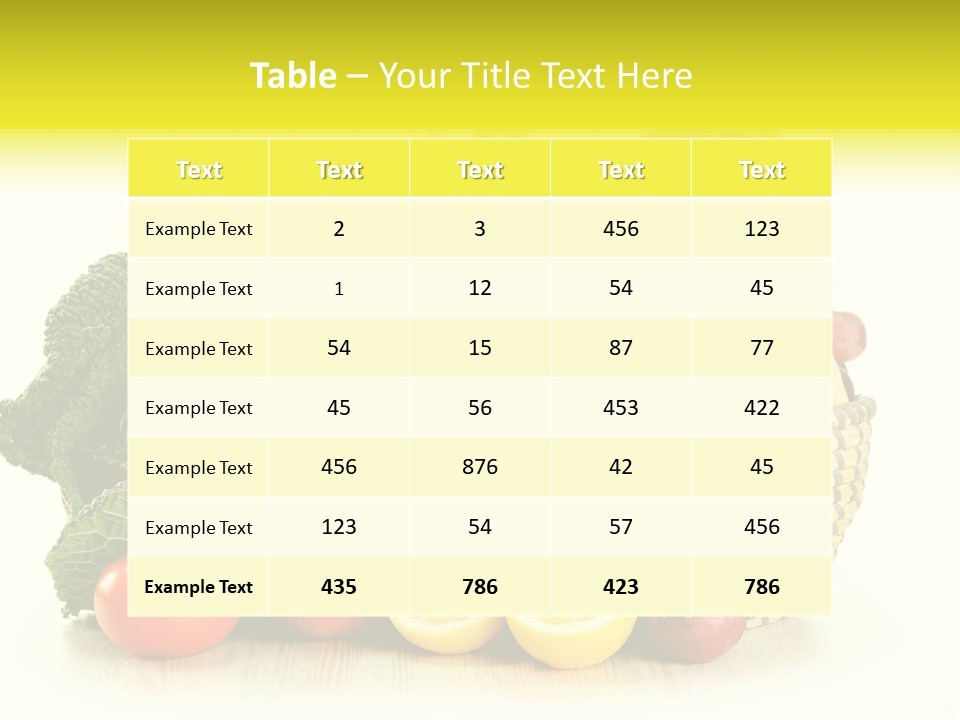 Nutrients Fresh Garlic PowerPoint Template