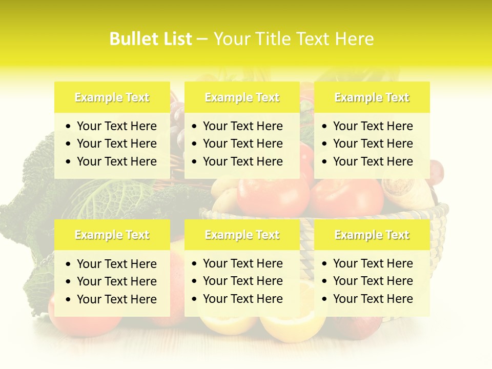 Nutrients Fresh Garlic PowerPoint Template