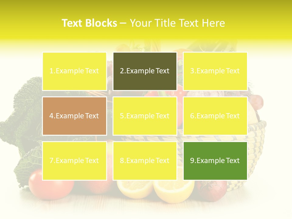 Nutrients Fresh Garlic PowerPoint Template