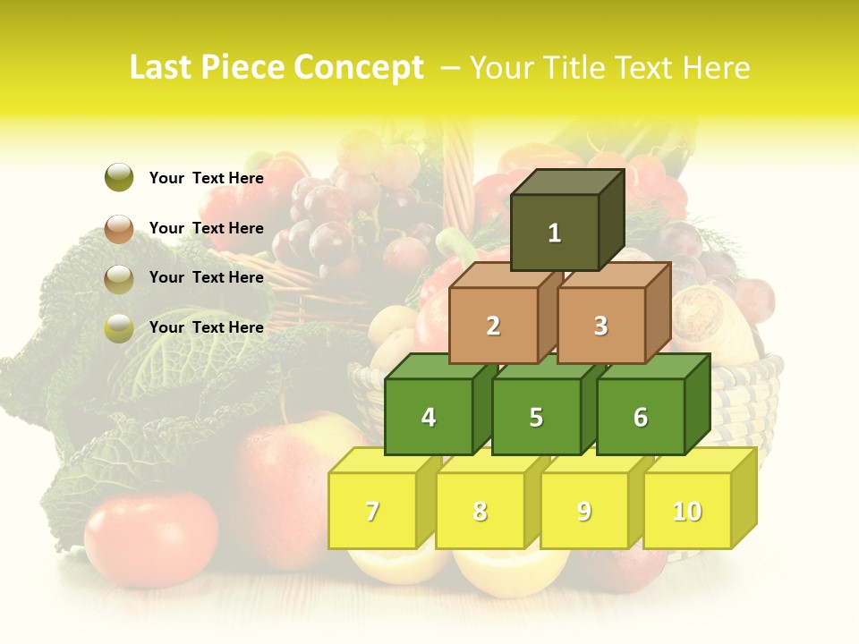 Nutrients Fresh Garlic PowerPoint Template