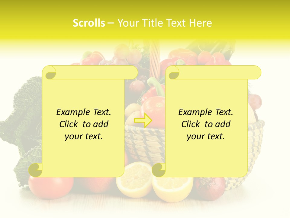 Nutrients Fresh Garlic PowerPoint Template