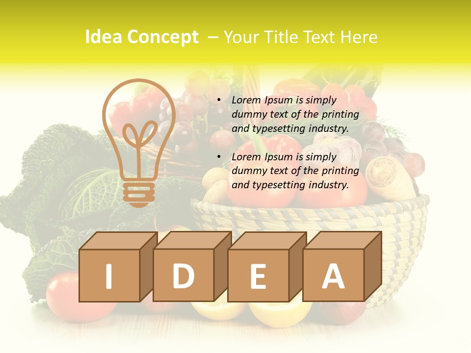 Nutrients Fresh Garlic PowerPoint Template