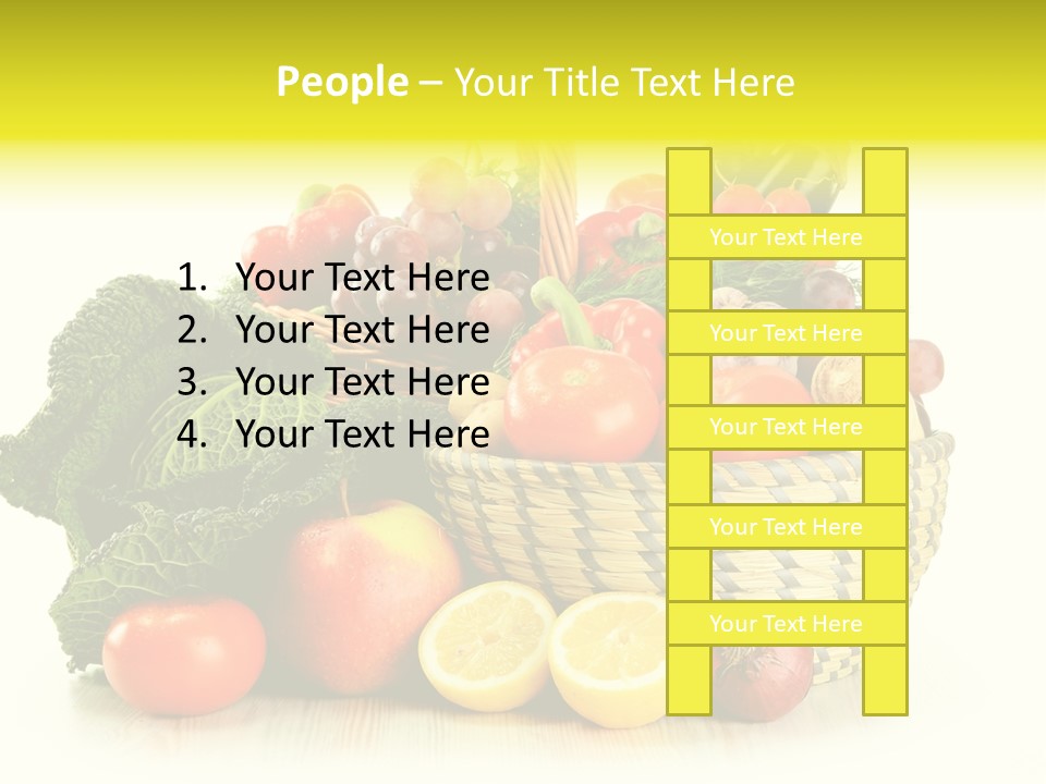 Nutrients Fresh Garlic PowerPoint Template
