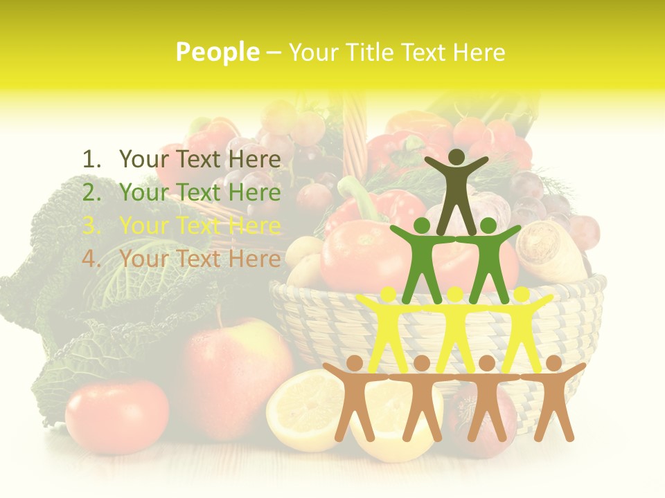 Nutrients Fresh Garlic PowerPoint Template